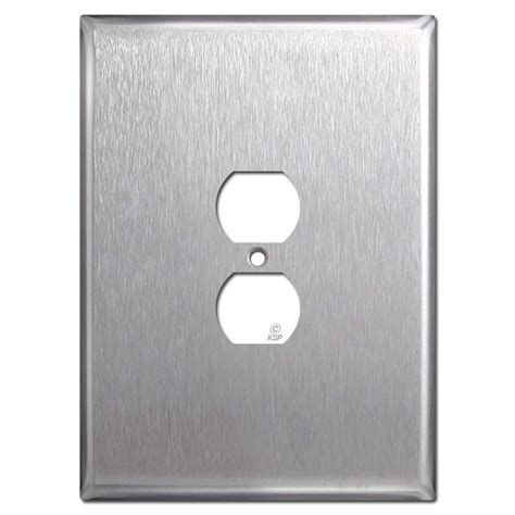 covers for steel outlet boxes|stainless steel electrical plate covers.